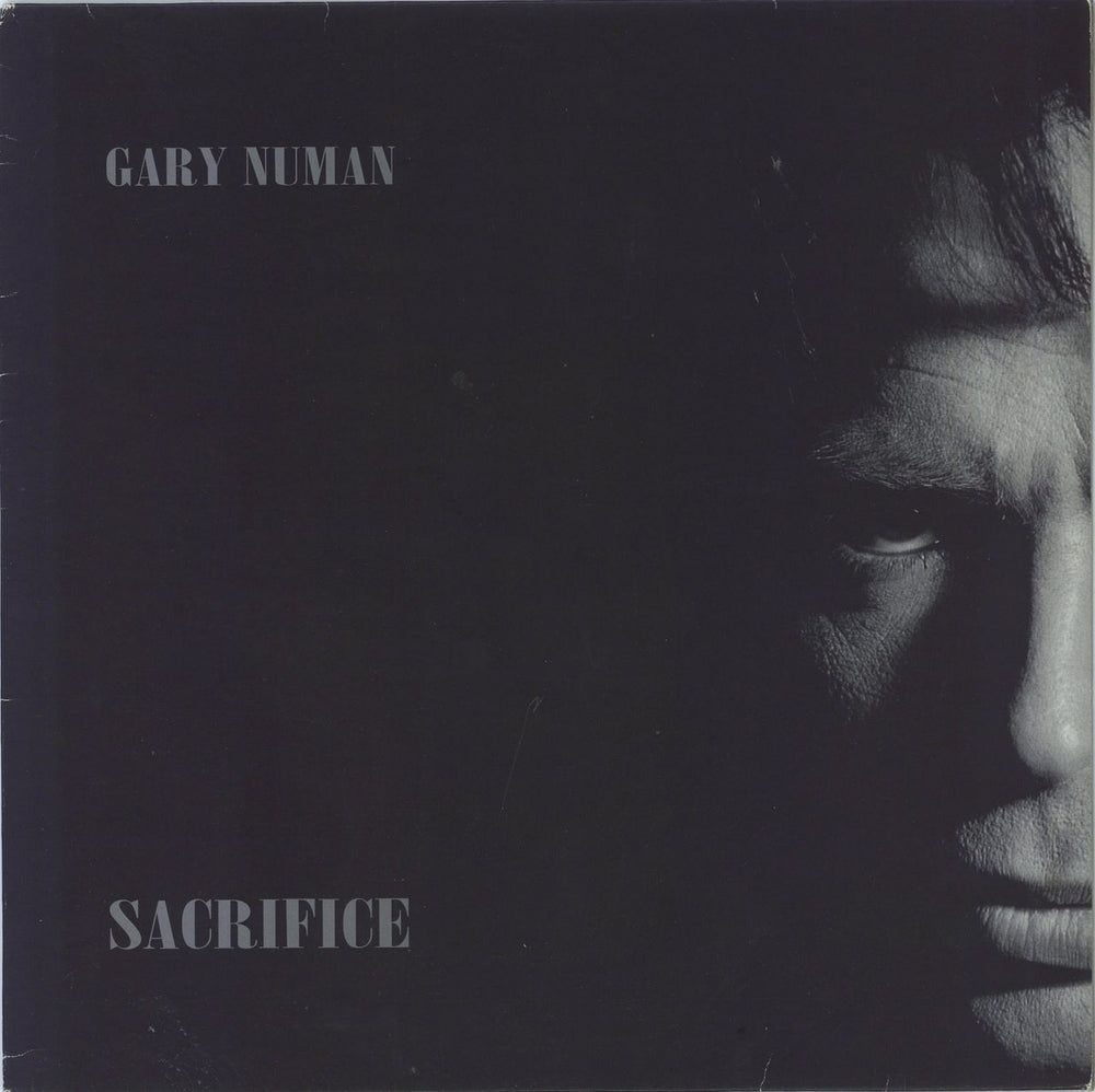 Gary Numan Sacrifice UK vinyl LP album (LP record) NUMA1011