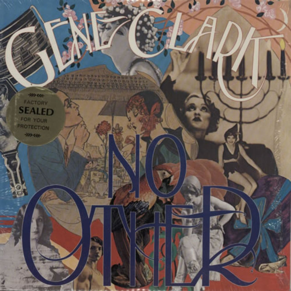 Gene Clark No Other + Poster US vinyl LP album (LP record) 7E-1016