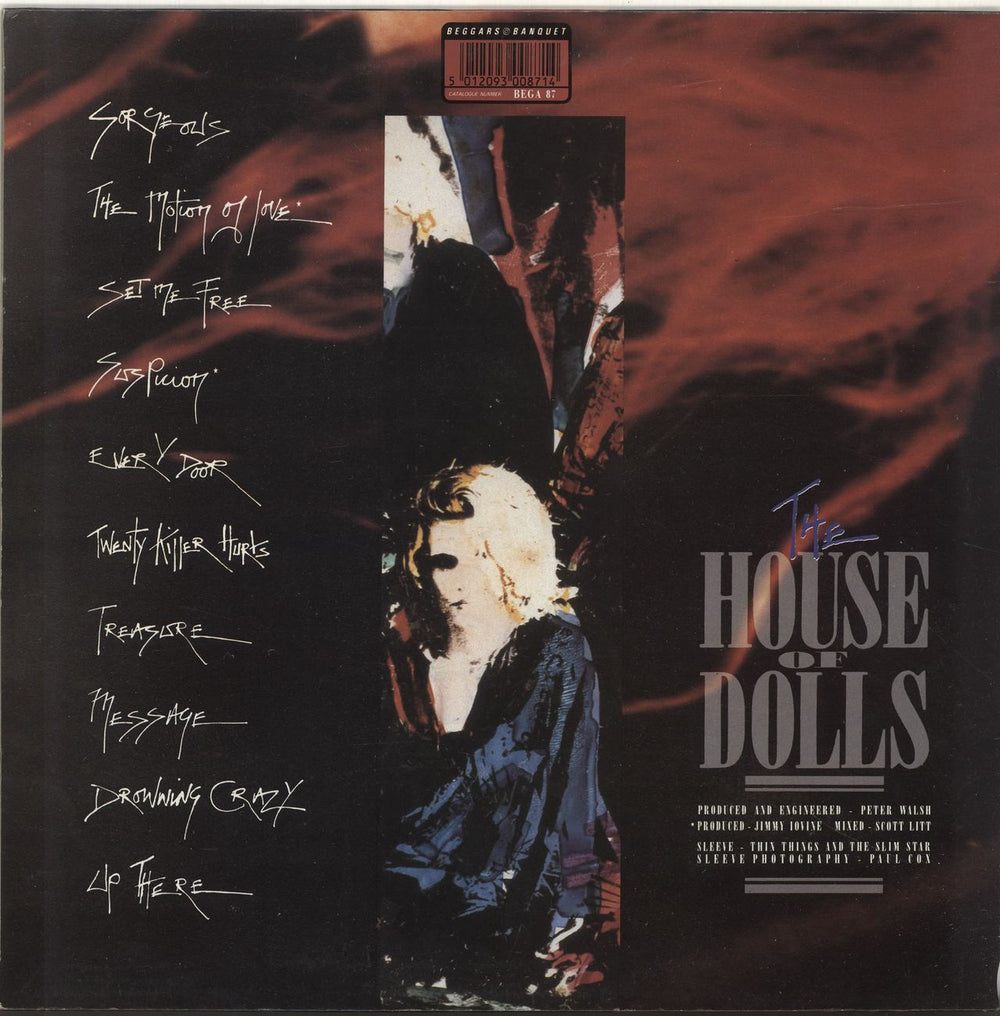 Gene Loves Jezebel The House Of Dolls UK vinyl LP album (LP record) 5012093008714