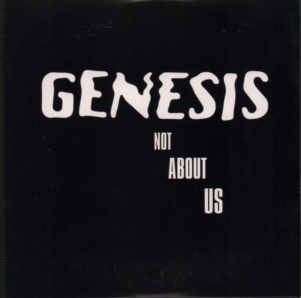 Genesis Not About Us UK Promo CD single (CD5 / 5") GENDDJ15