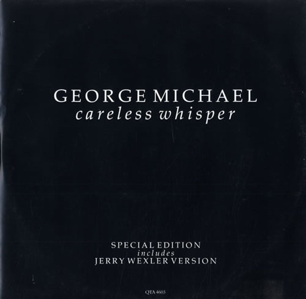 George Michael Careless Whisper Special Edition UK 12" vinyl single (12 inch record / Maxi-single) QTA4603