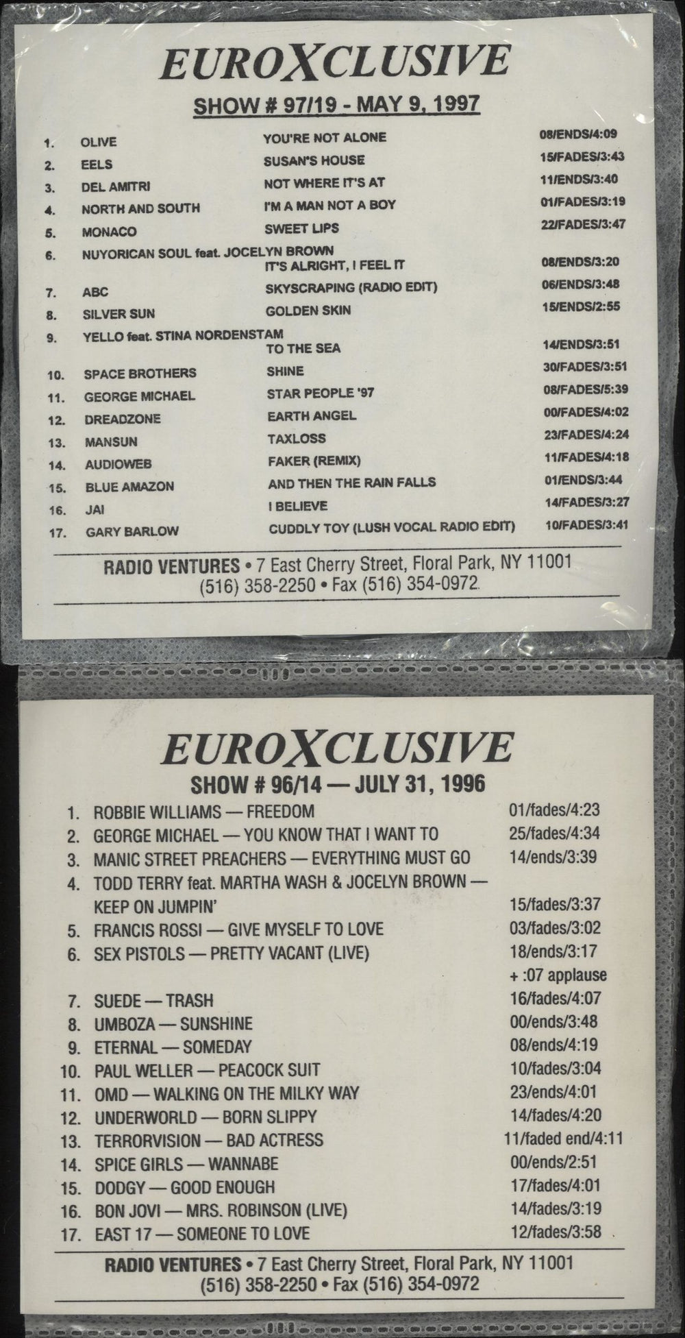 George Michael EuroXclusive - 13 Disc's US Promo CD album (CDLP)