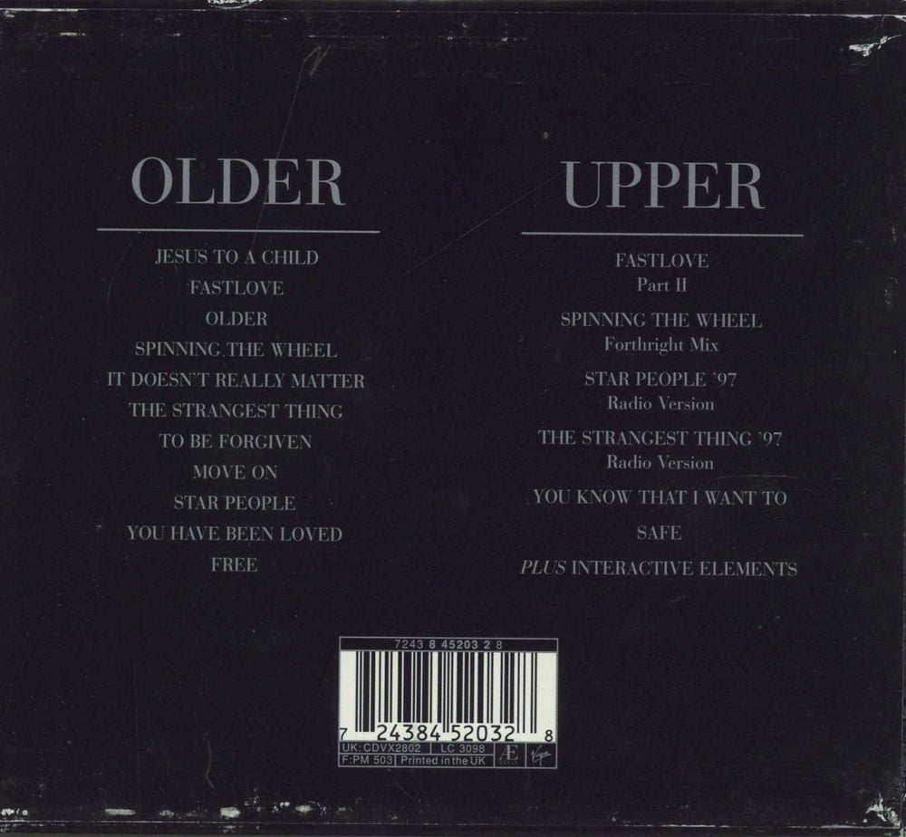 George Michael Older & Upper - EX UK 2 CD album set (Double CD) 724384520328
