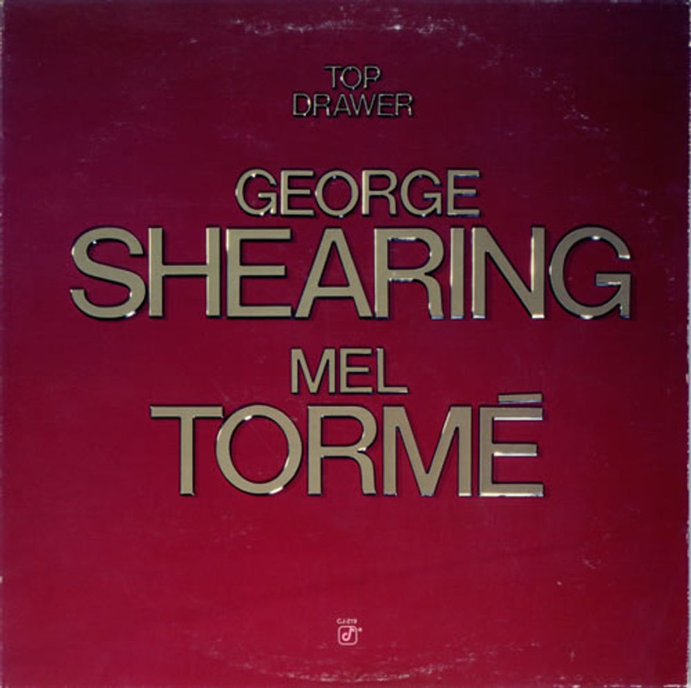 George Shearing Top Drawer US vinyl LP album (LP record) CJ-219
