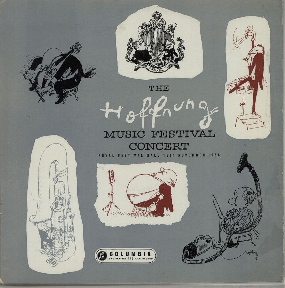 Gerard Hoffnung The Hoffnung Music Festival Concert UK vinyl LP album (LP record) 33CX1406