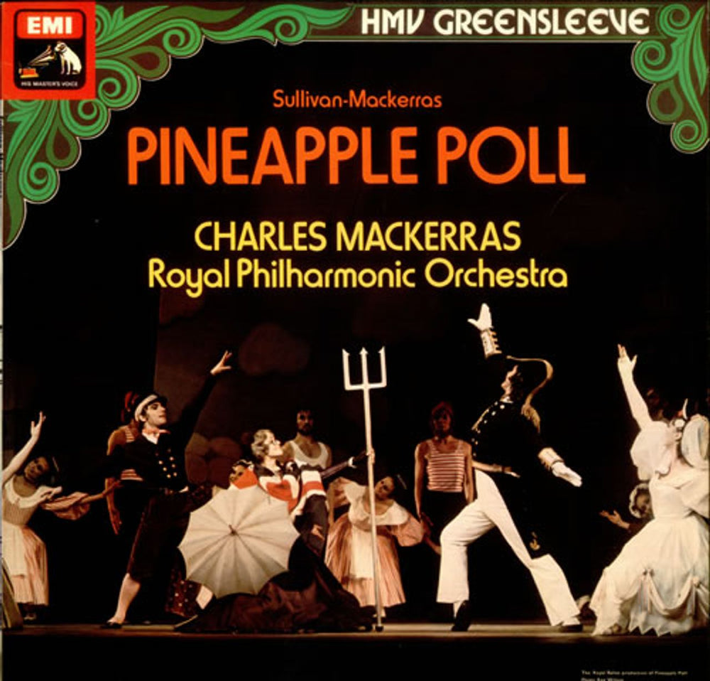 Gilbert & Sullivan Pineapple Poll UK vinyl LP album (LP record) ESD7028