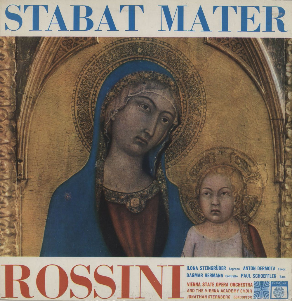 Gioacchino Rossini Stabat Mater UK vinyl LP album (LP record) XID5216