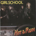 Girlschool Hit & Run - P/S UK 7" vinyl single (7 inch record / 45) BRO118