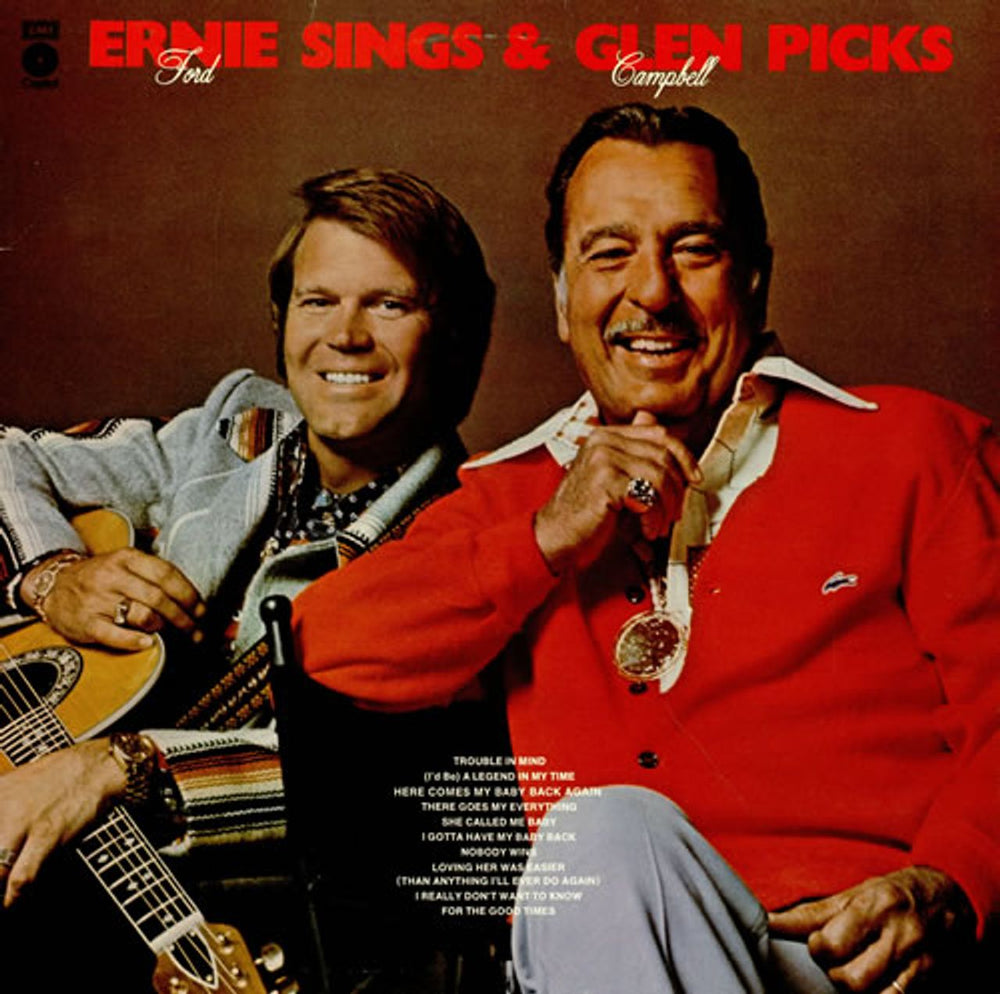 Glen Campbell Ernie Sings & Glen Picks UK vinyl LP album (LP record) E-ST11389