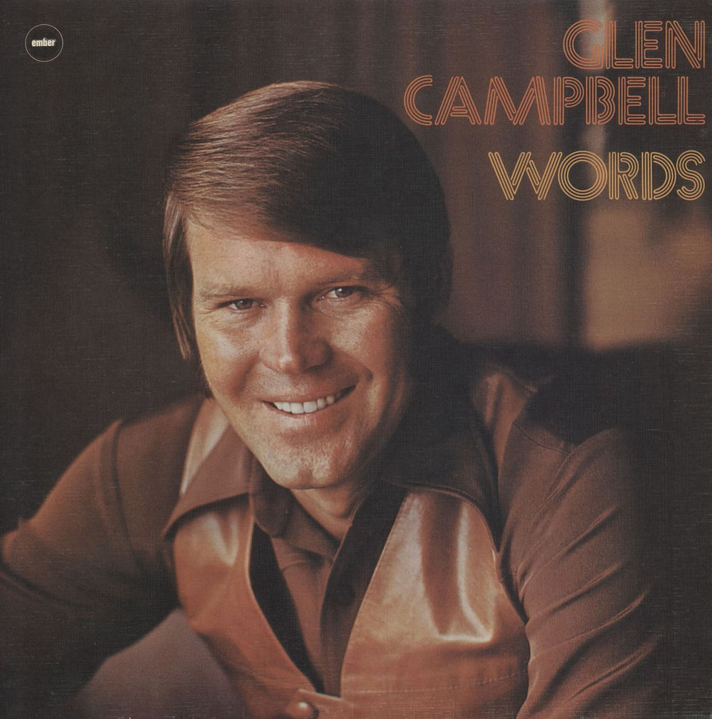 Glen Campbell Words UK vinyl LP album (LP record) NR5066