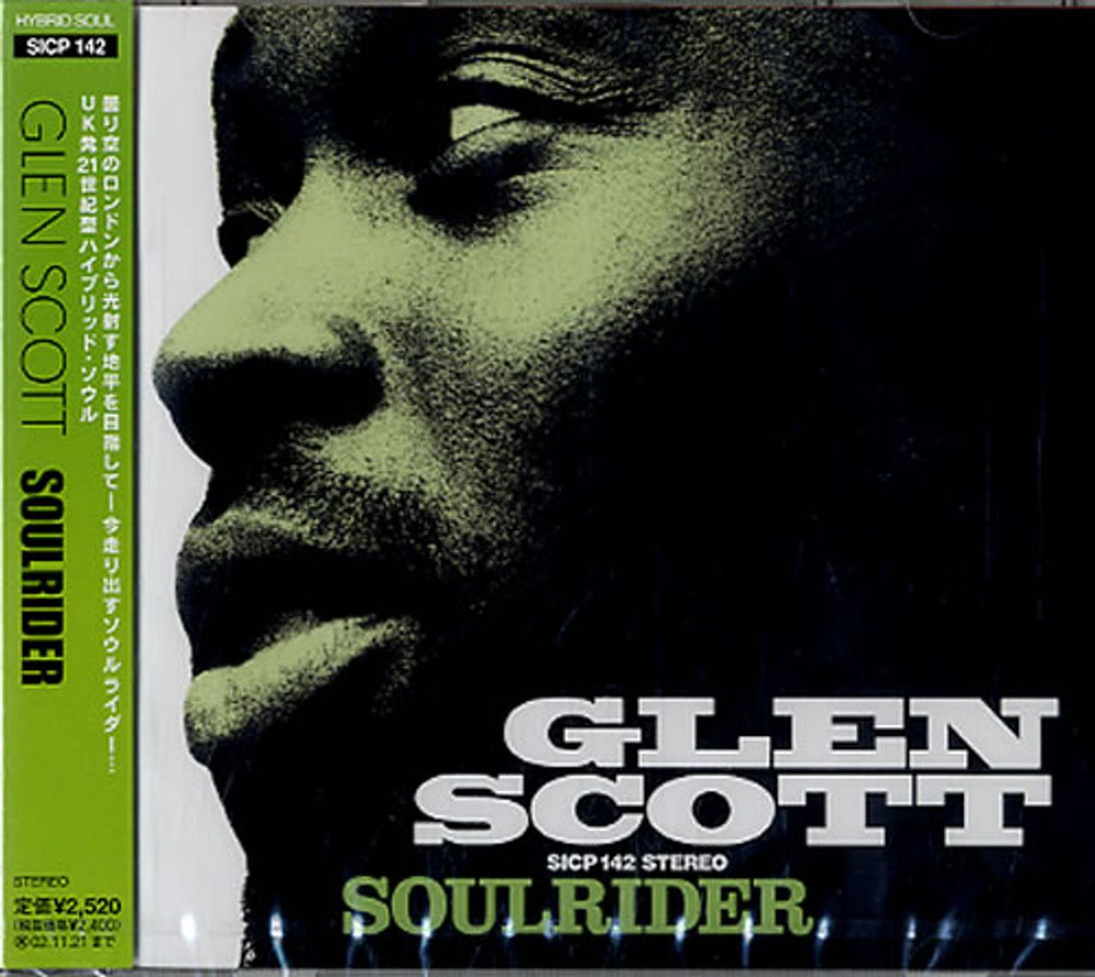 Glen Scott Soulrider Japanese Promo CD album (CDLP) SICP142