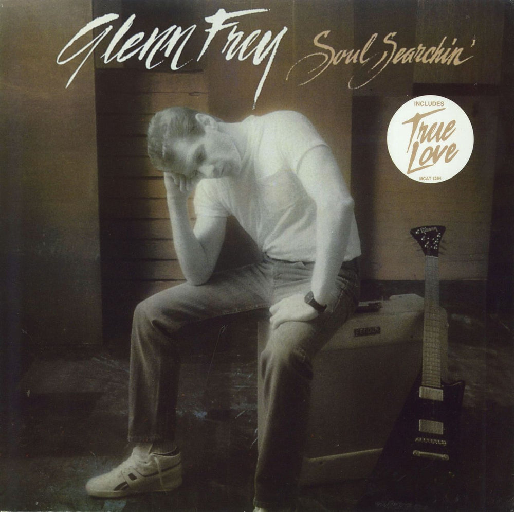 Glenn Frey Soul Searchin' UK 12" vinyl single (12 inch record / Maxi-single) MCAT1294