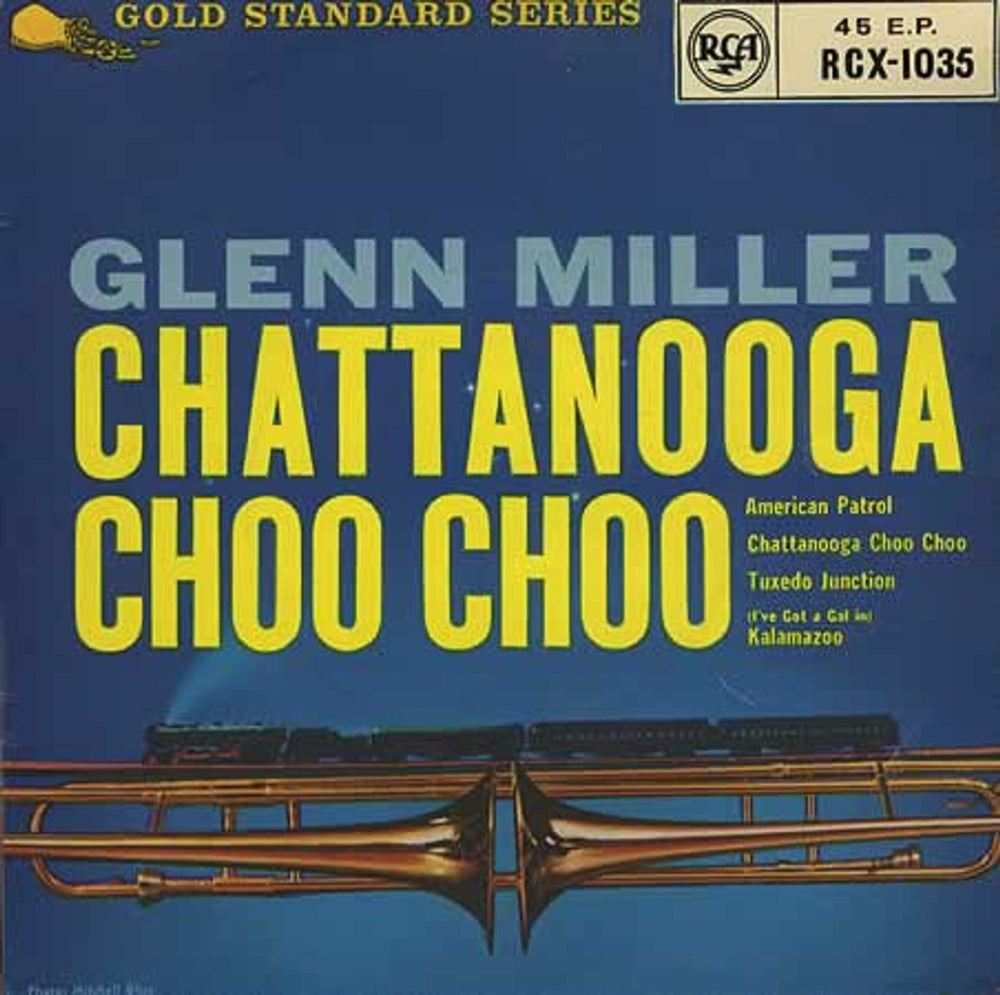 Glenn Miller Chattanooga Choo Choo EP - 4pr UK 7" vinyl single (7 inch record / 45) RCX-1035