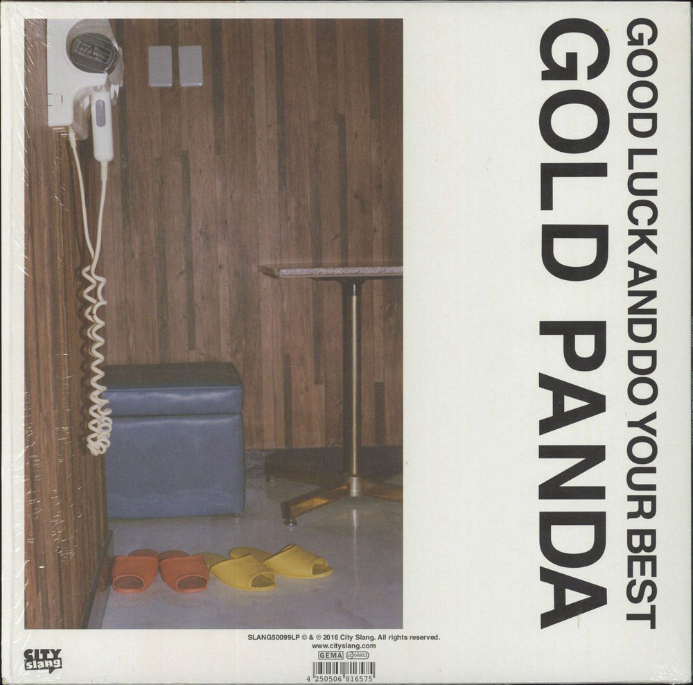 Gold Panda Good Luck And Do Your Best German vinyl LP album (LP record) 4250506816575