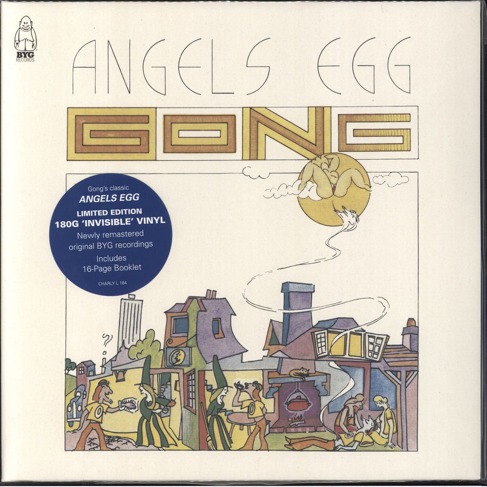 Gong Angels Egg - Invisible 180 Gram Vinyl UK vinyl LP album (LP record) CHARLYL184