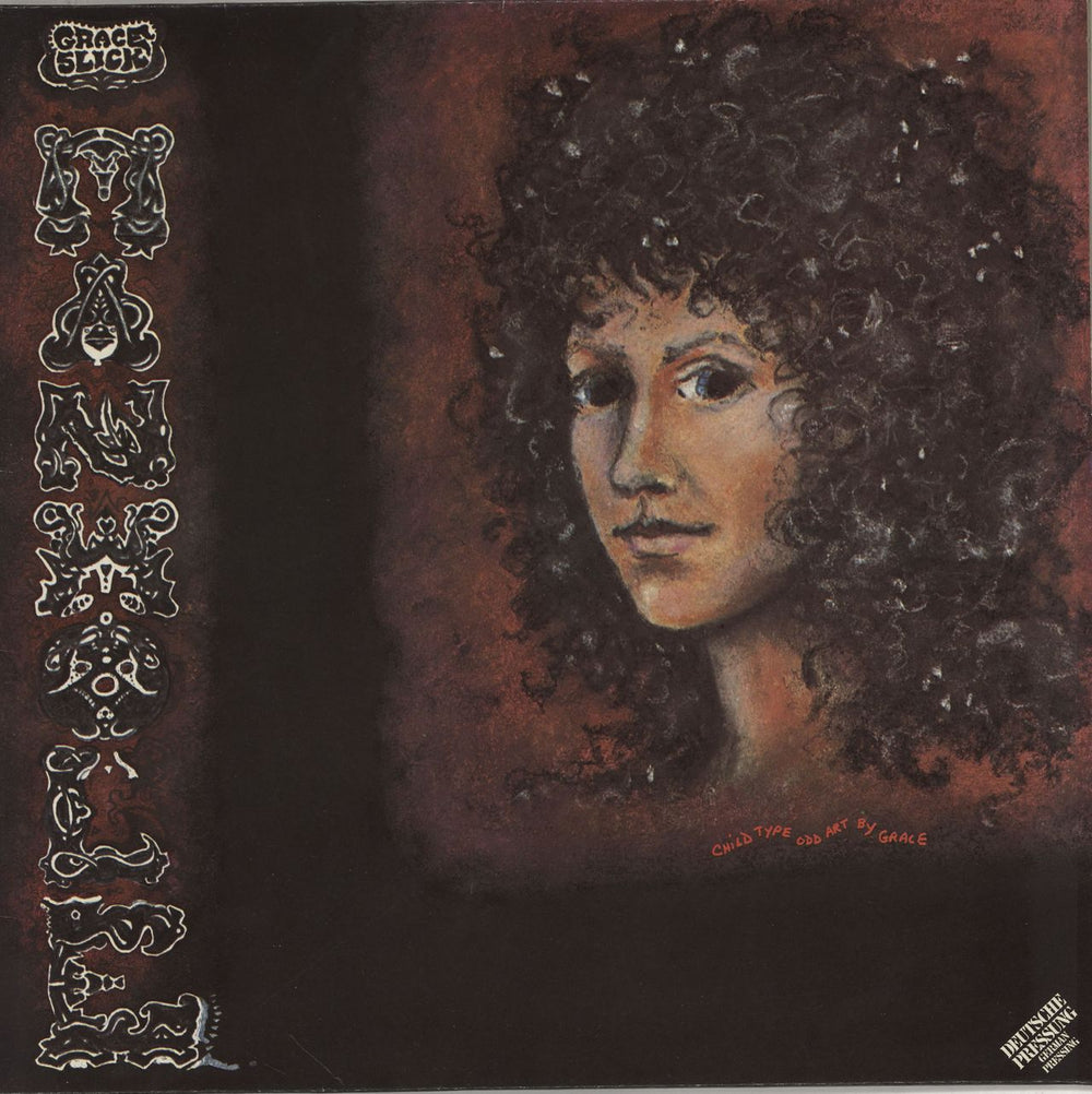 Grace Slick Manhole German vinyl LP album (LP record) 26.21351