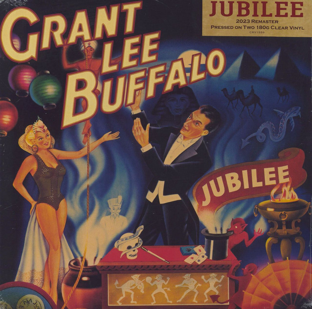 Grant Lee Buffalo Jubilee - 180gm Clear Vinyl - Sealed UK 2-LP vinyl record set (Double LP Album) CRV1559