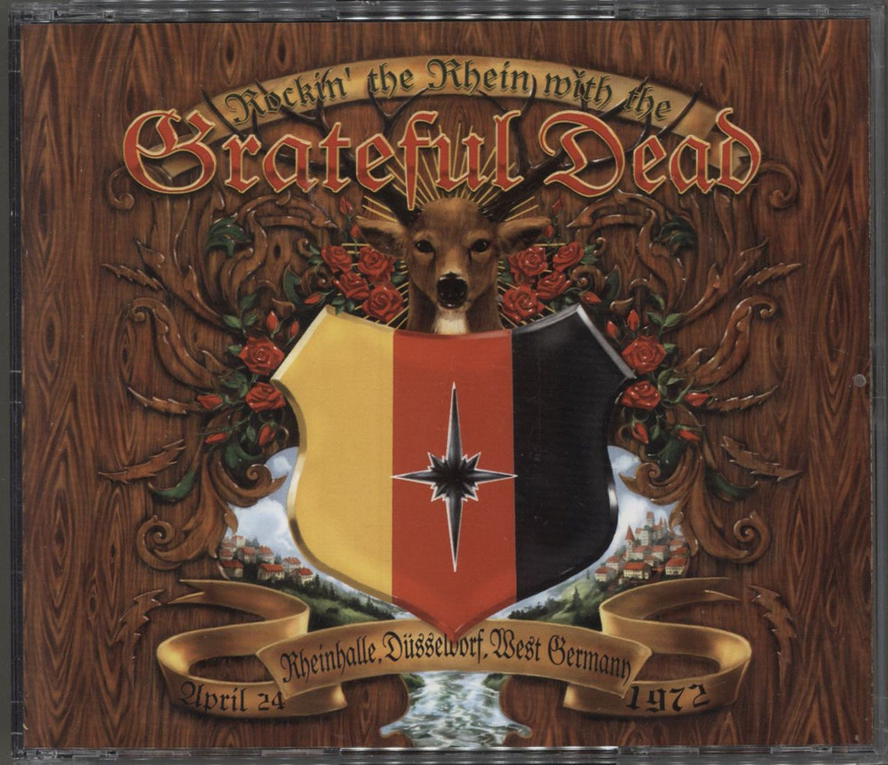 Grateful Dead Rockin' The Rhein With The Grateful Dead UK 3-CD album set (Triple CD) 8122789212