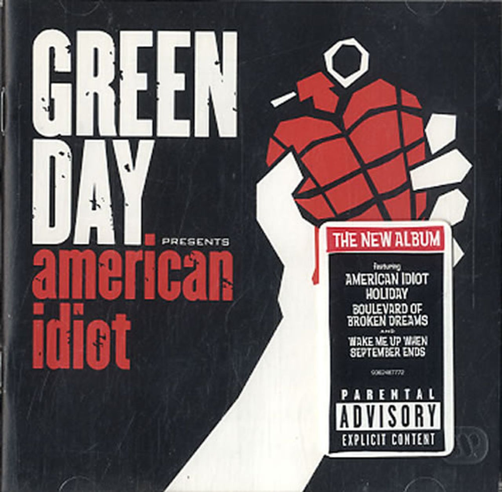 Green Day American Idiot UK CD album (CDLP) 9362-48777-2