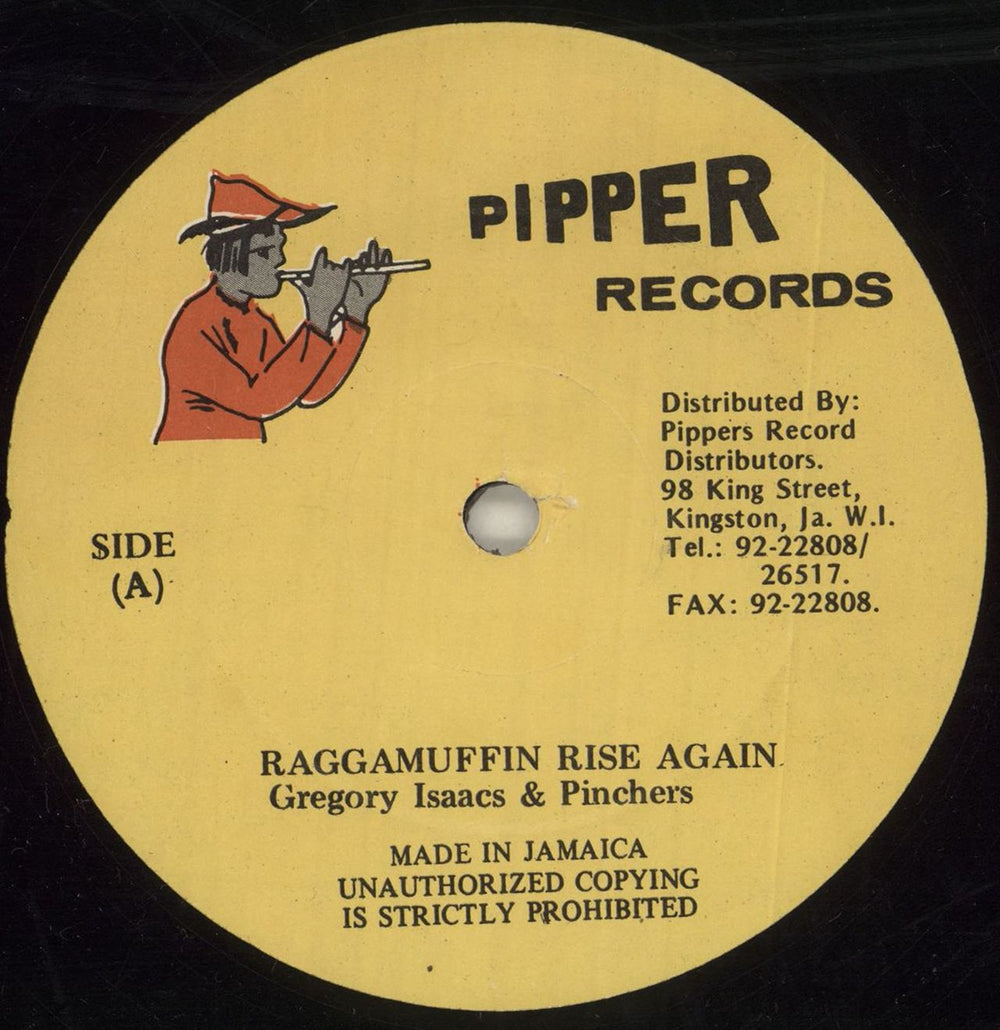 Gregory Isaacs Raggamuffin Rise Again Jamaican 12" vinyl single (12 inch record / Maxi-single) PR-006