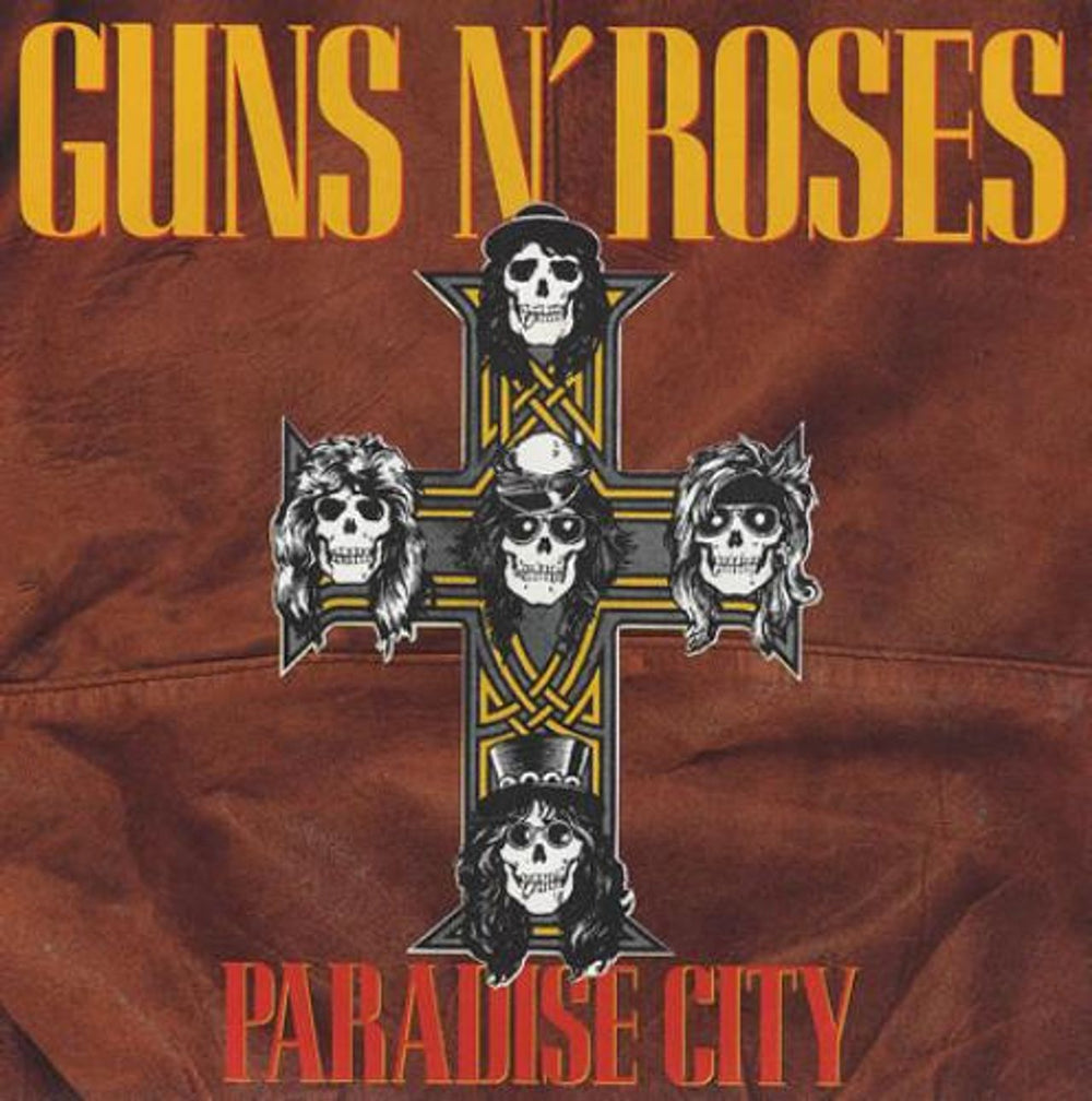 Guns N Roses Paradise City UK 7" vinyl single (7 inch record / 45) GEF50X