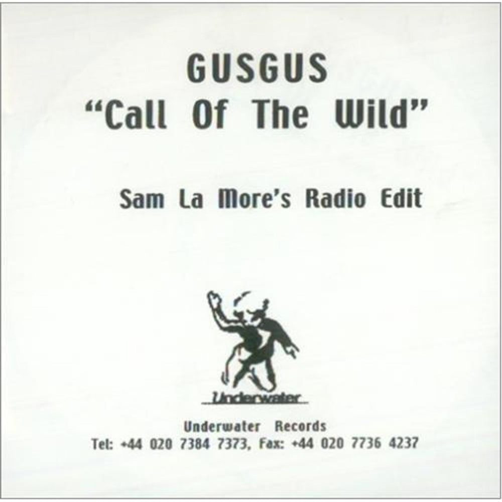 Gus Gus Call Of The Wild UK Promo CD-R acetate CD-R ACETATE