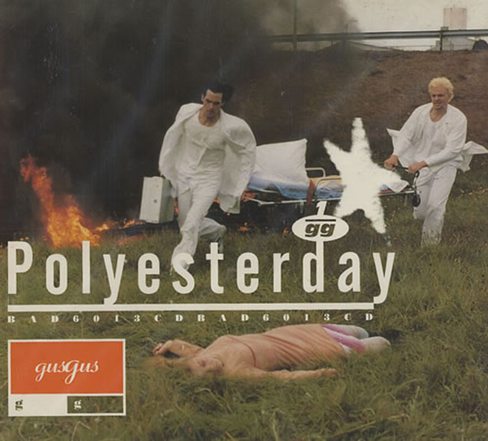 Gus Gus Polyesterday UK CD single (CD5 / 5") BAD6013CD