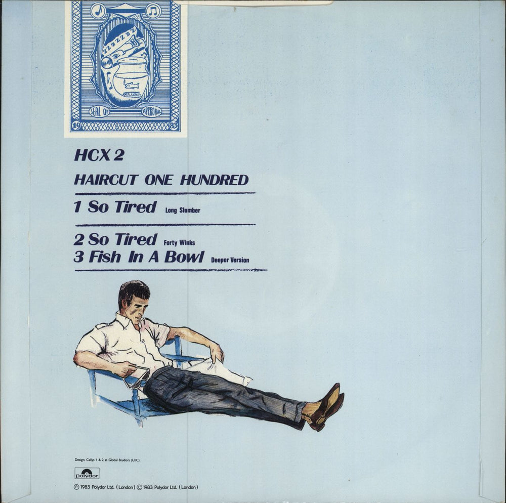 Haircut 100 So Tired UK 12" vinyl single (12 inch record / Maxi-single)