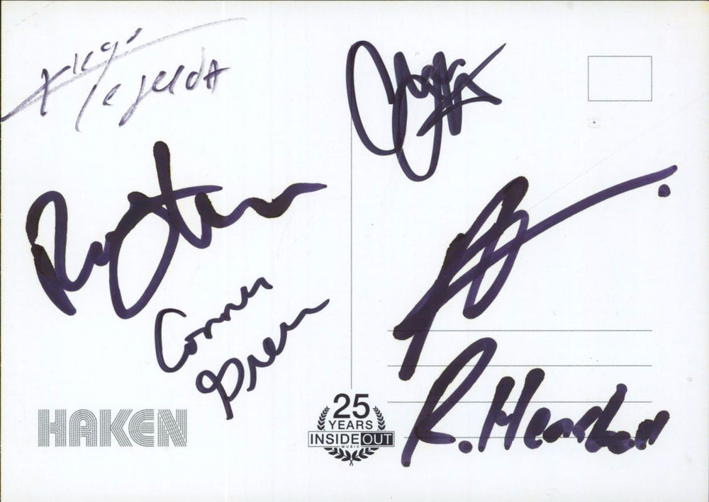 Haken Vector - Orange Vinyl + CD - Sealed + Signed Postcard UK 2-LP vinyl record set (Double LP Album)