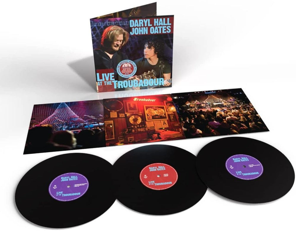 Hall & Oates Live At The Troubadour - Sealed UK 3-LP vinyl record set (Triple LP Album) HNO3LLI779510