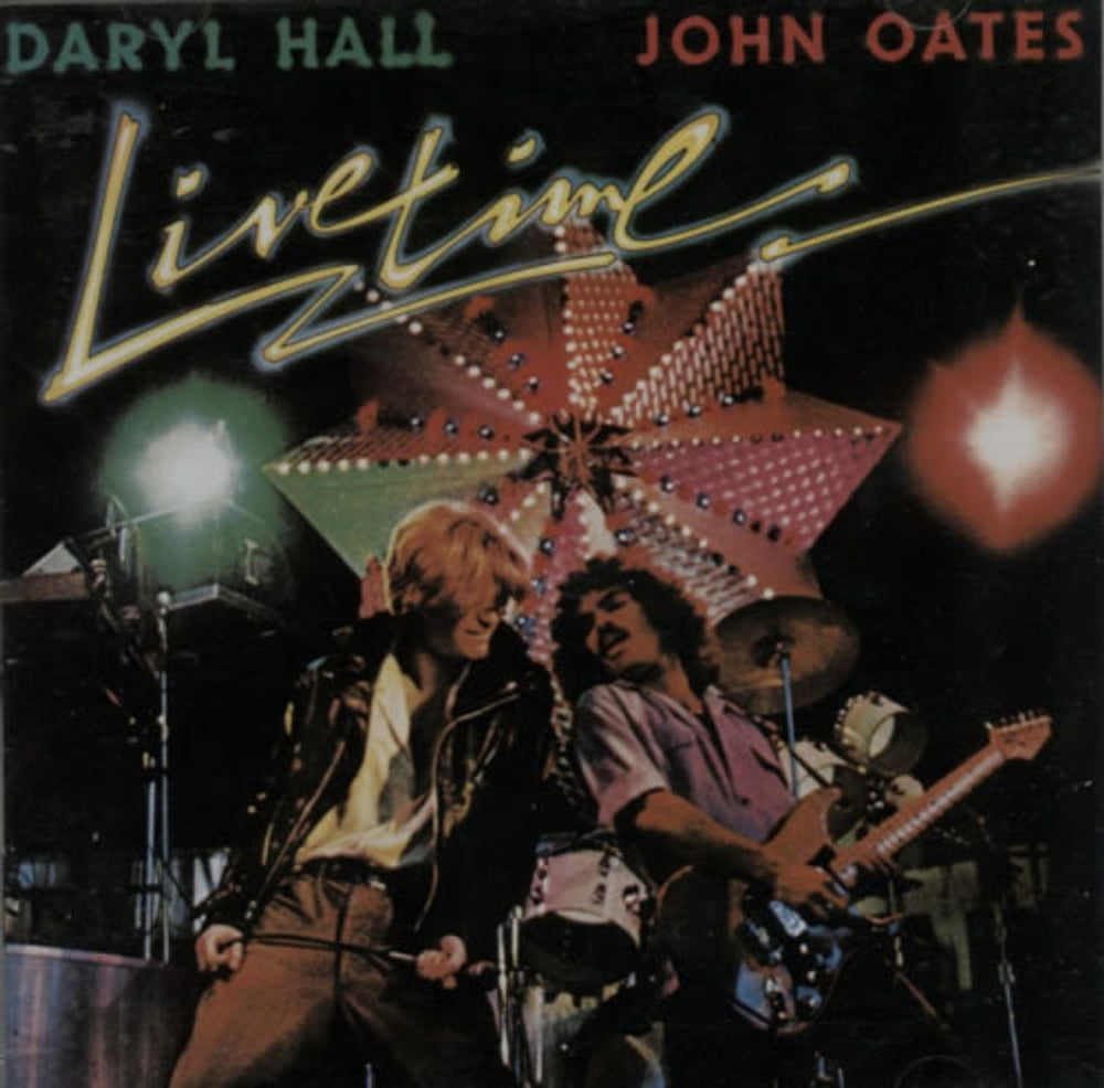 Hall & Oates Live Time Japanese CD album (CDLP) B20D-41023