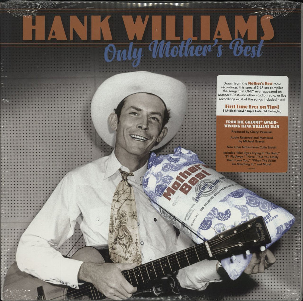 Hank Williams Only Mother's Best - Sealed US 3-LP vinyl record set (Triple LP Album) 538514980