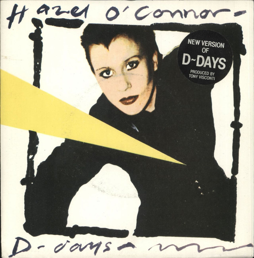 Hazel O'Connor D-Days - Stickered Sleeve UK 7" vinyl single (7 inch record / 45) ION1009