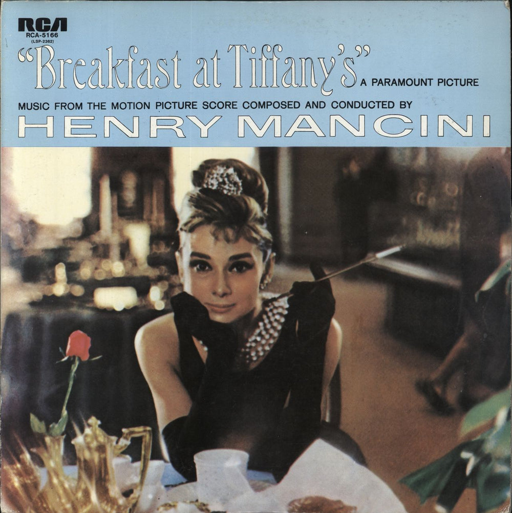 Henry Mancini Breakfast At Tiffany's Japanese vinyl LP album (LP record) RCA-5166