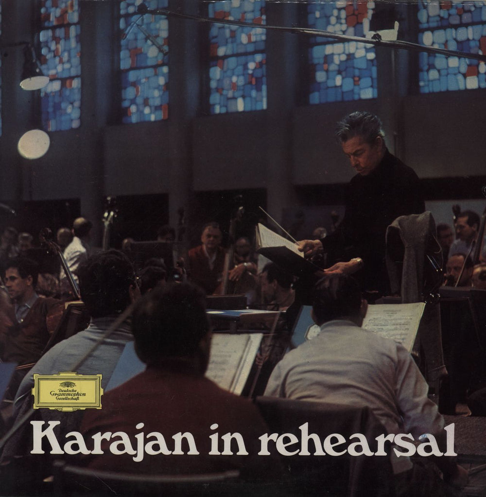 Herbert Von Karajan Karajan In Rehearsal Austrian vinyl LP album (LP record) 643201