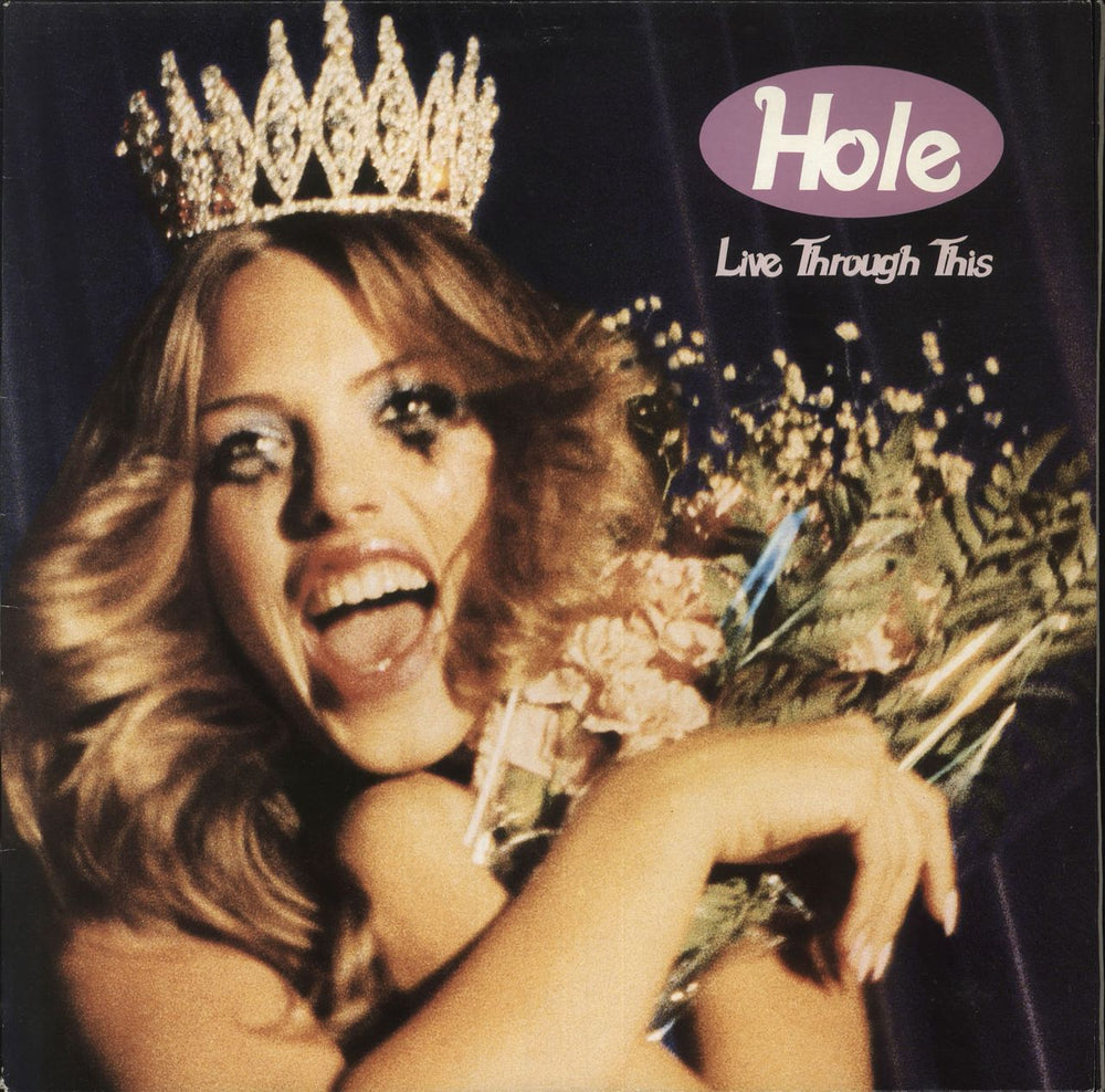 Hole Live Through This German vinyl LP album (LP record) EFA04935-1