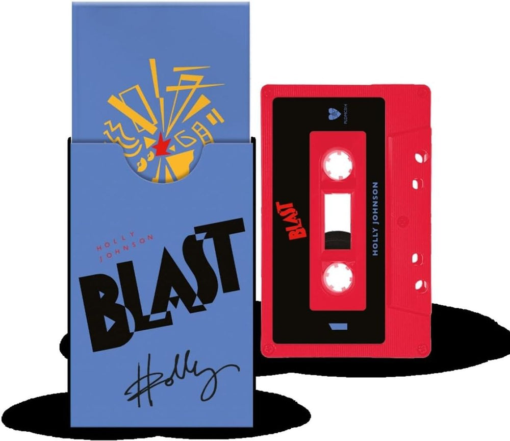 Holly Johnson Blast - Red Shell Cassette - Signed Edition - Sealed UK cassette album PLDMC014