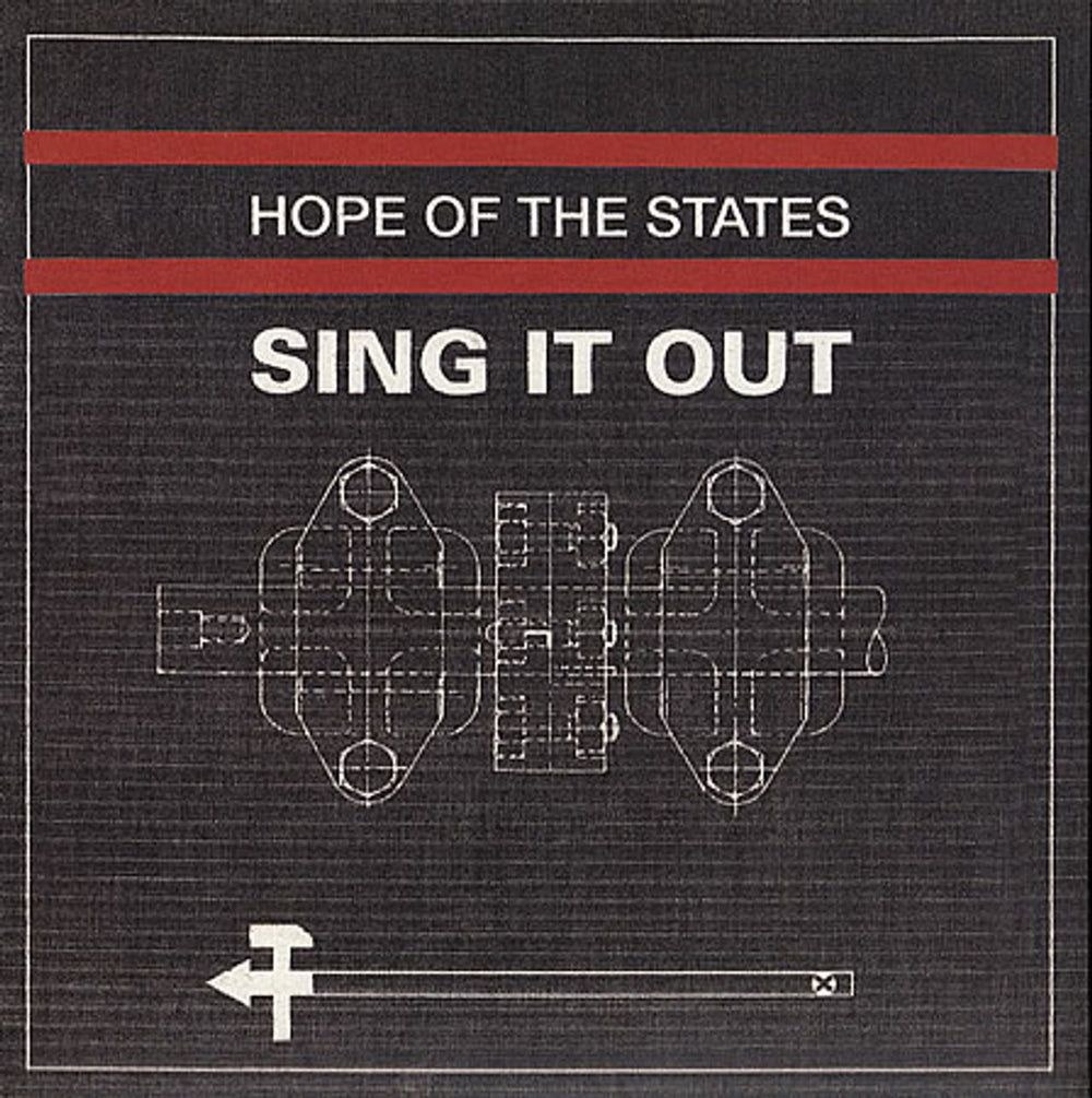 Hope Of The States Sing It Out UK 7" vinyl single (7 inch record / 45) LEFT7203