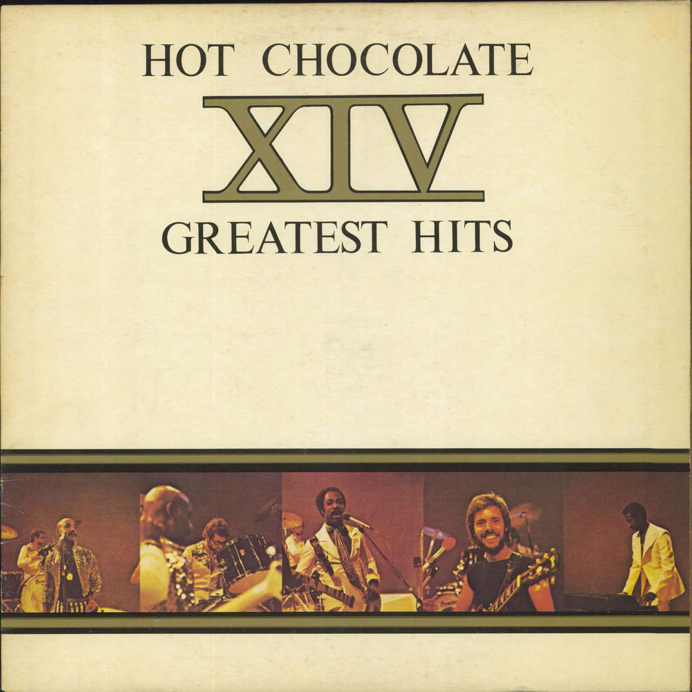 Hot Chocolate XIV Greatest Hits New Zealand vinyl LP album (LP record) SRAK524