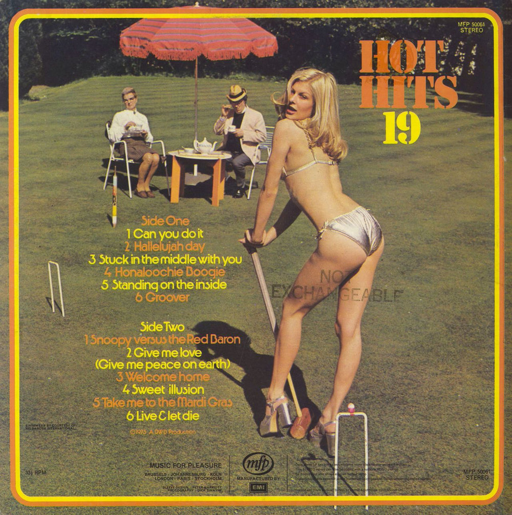 Hot Hits Hot Hits 19 UK vinyl LP album (LP record)