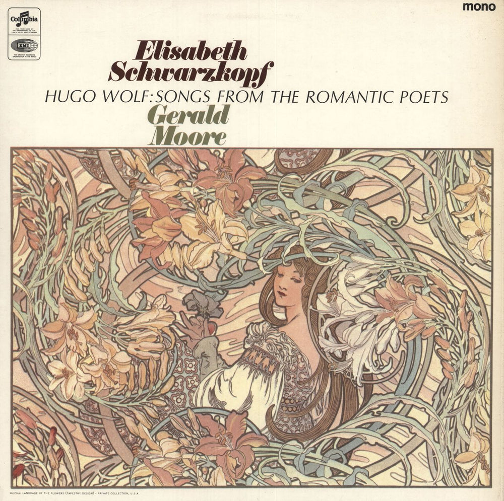 Hugo Wolf Hugo Wolf: Songs From The Romantic Poets UK vinyl LP album (LP record) 33CX1946