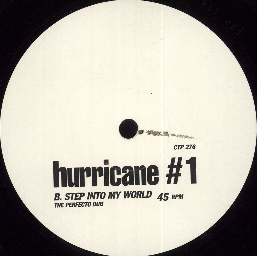 Hurricane #1 Step Into My World (Perfecto Remixes) UK Promo 12" vinyl single (12 inch record / Maxi-single) RRI12ST106599