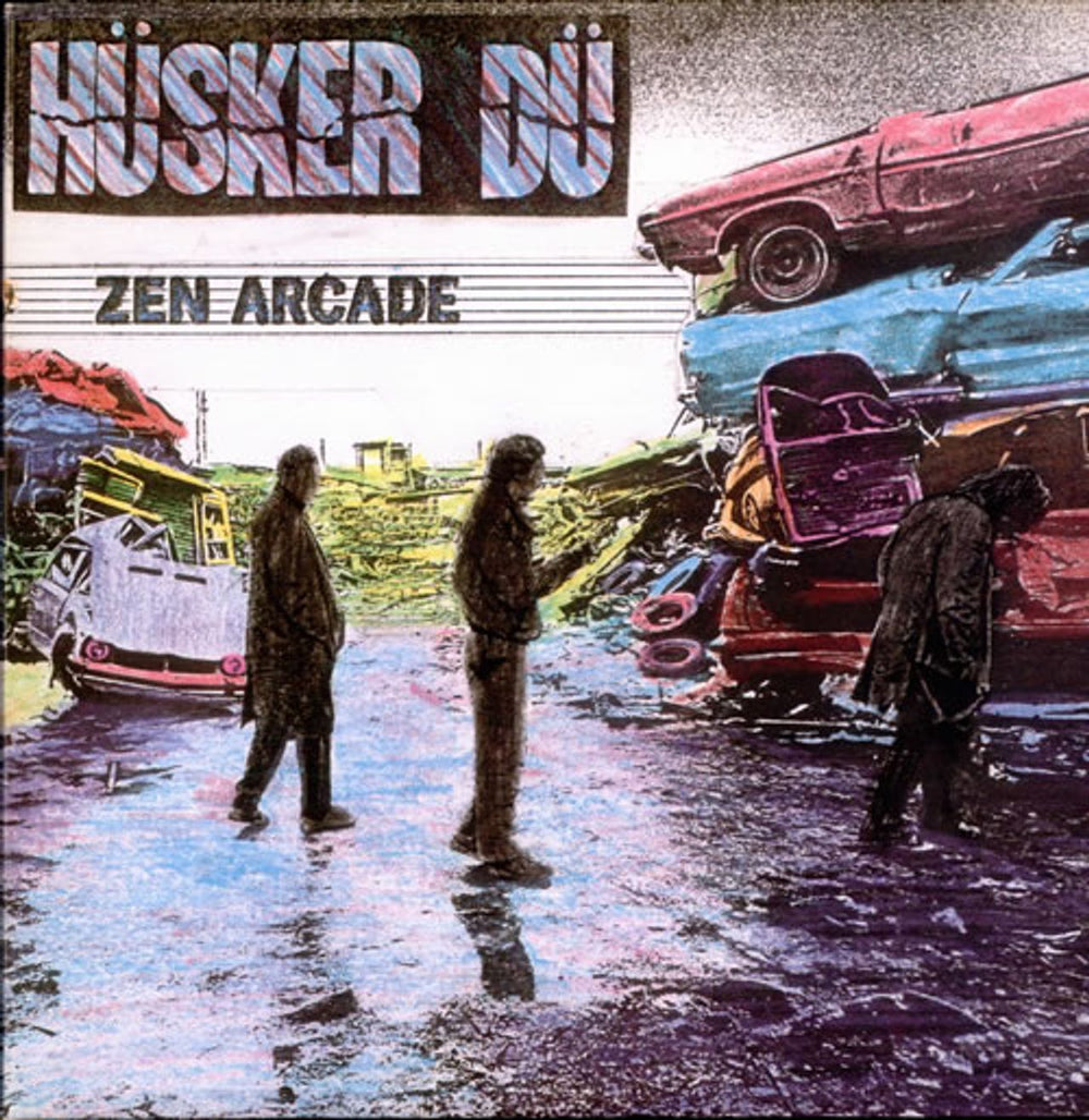 Husker Du Zen Arcade US 2-LP vinyl record set (Double LP Album) SST027