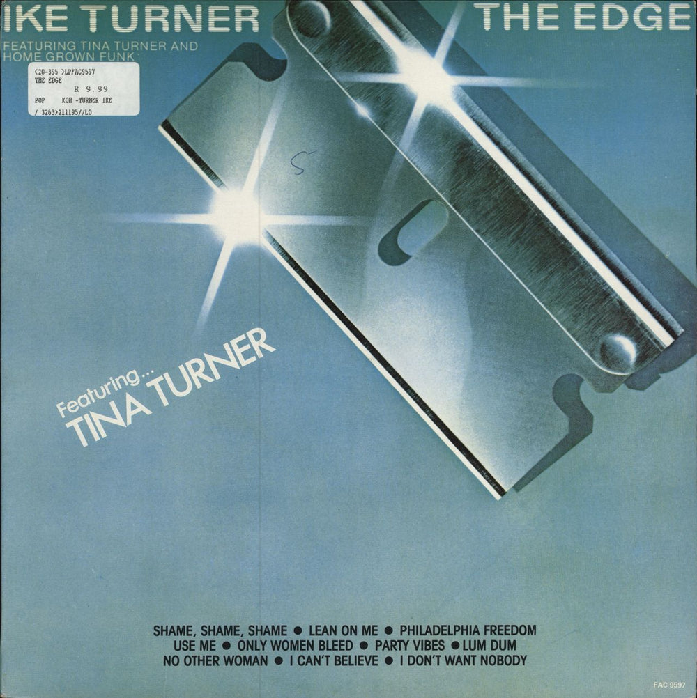 Ike & Tina Turner The Edge South African vinyl LP album (LP record) FAC9597