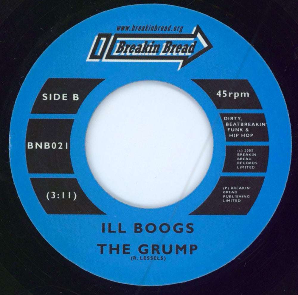 Ill Boogs Gypsy Rock / The Grump UK 7" vinyl single (7 inch record / 45)