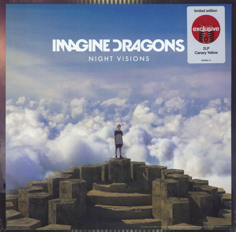 Imagine Dragons Night Visions: 10th Anniversary Expanded Edition - Yellow Vinyl - Sealed US 2-LP vinyl record set (Double LP Album) B0035921-0