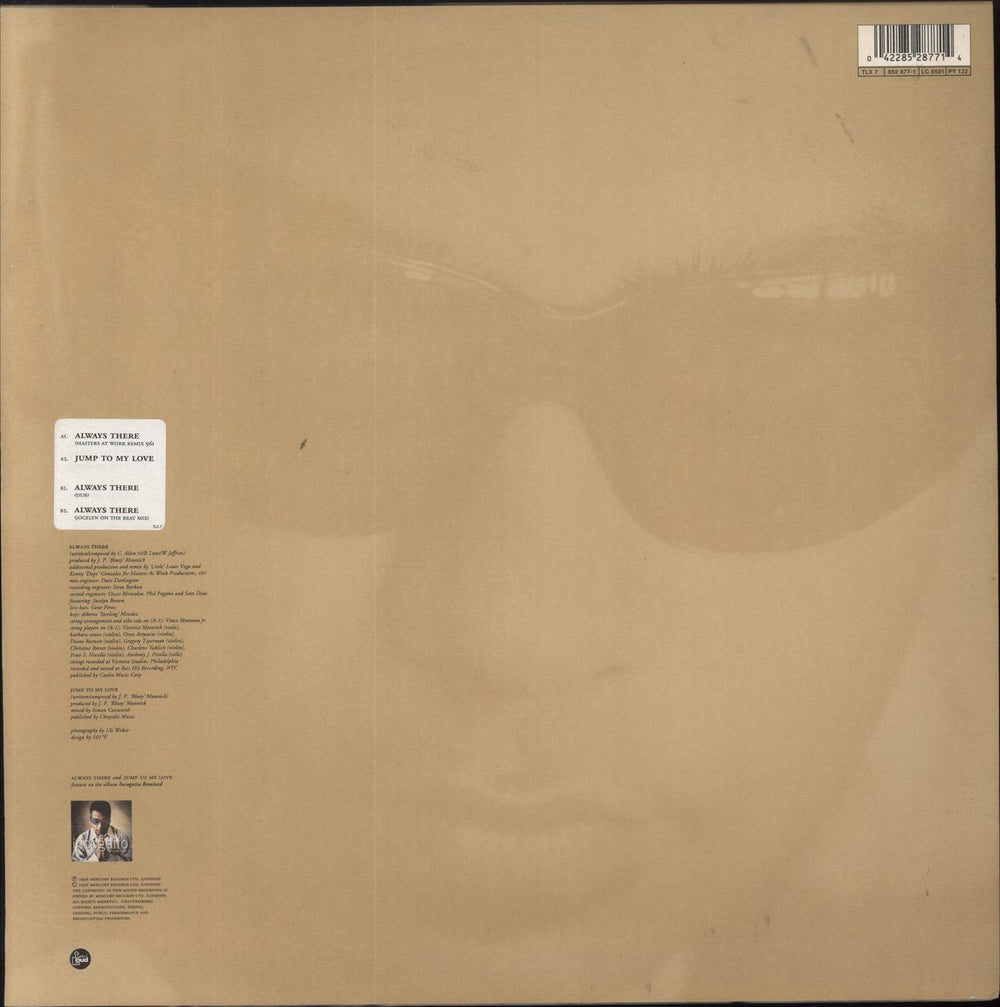 Incognito Always There UK 12" vinyl single (12 inch record / Maxi-single) 042285287714