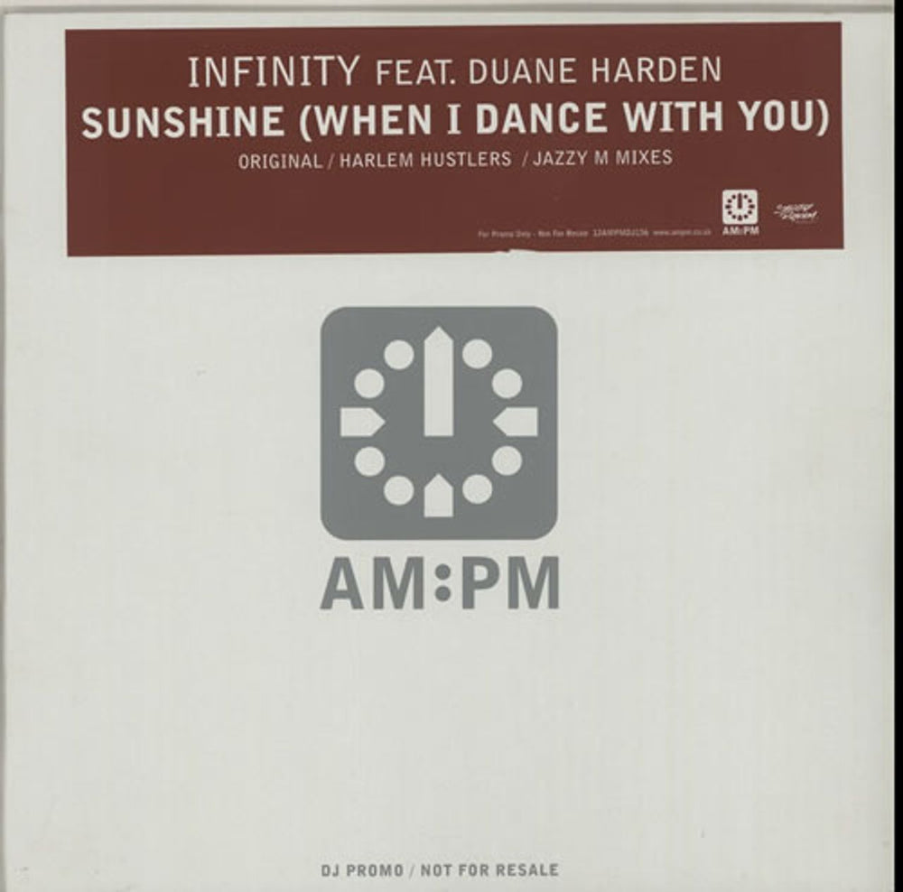 Infinity Sunshine (When I Dance With You) UK Promo vinyl LP album (LP record) 12AMPMDJ136