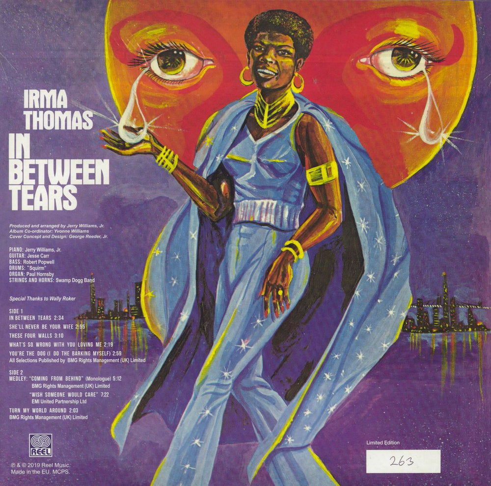 Irma Thomas In Between Tears - White Vinyl + Poster - Numbered UK vinyl LP album (LP record) 5022221014579