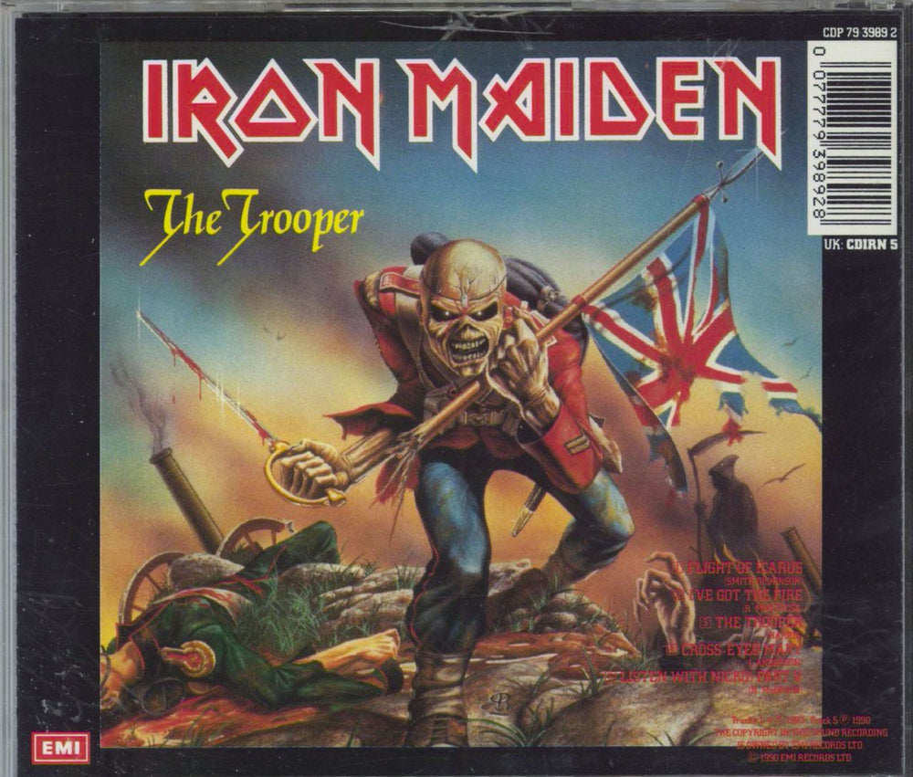 Iron Maiden Flight Of Icarus UK CD single (CD5 / 5") 077779398928